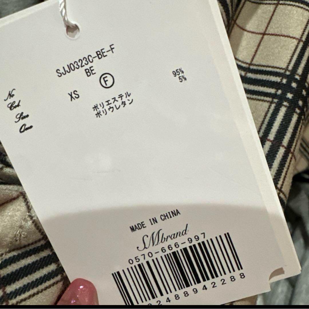 ミシェルマカロン チェック柄ミニワンピース