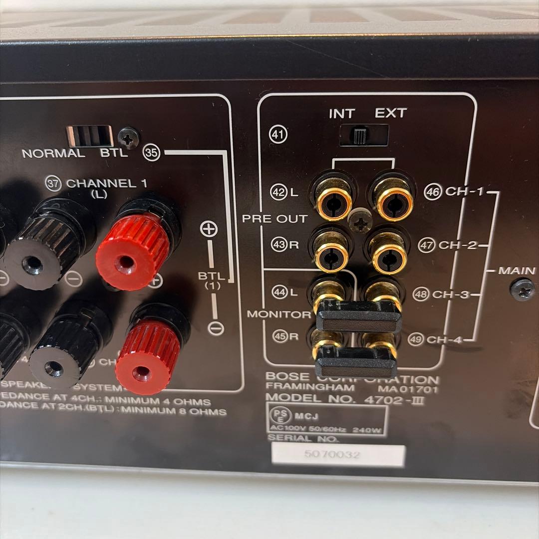 美品　中古　BOSE 4702-Ⅱ プリメインアンプ