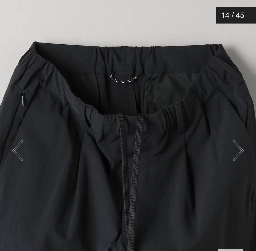 360°MASTER 1プリーツ テーパード イージーパンツ 新品