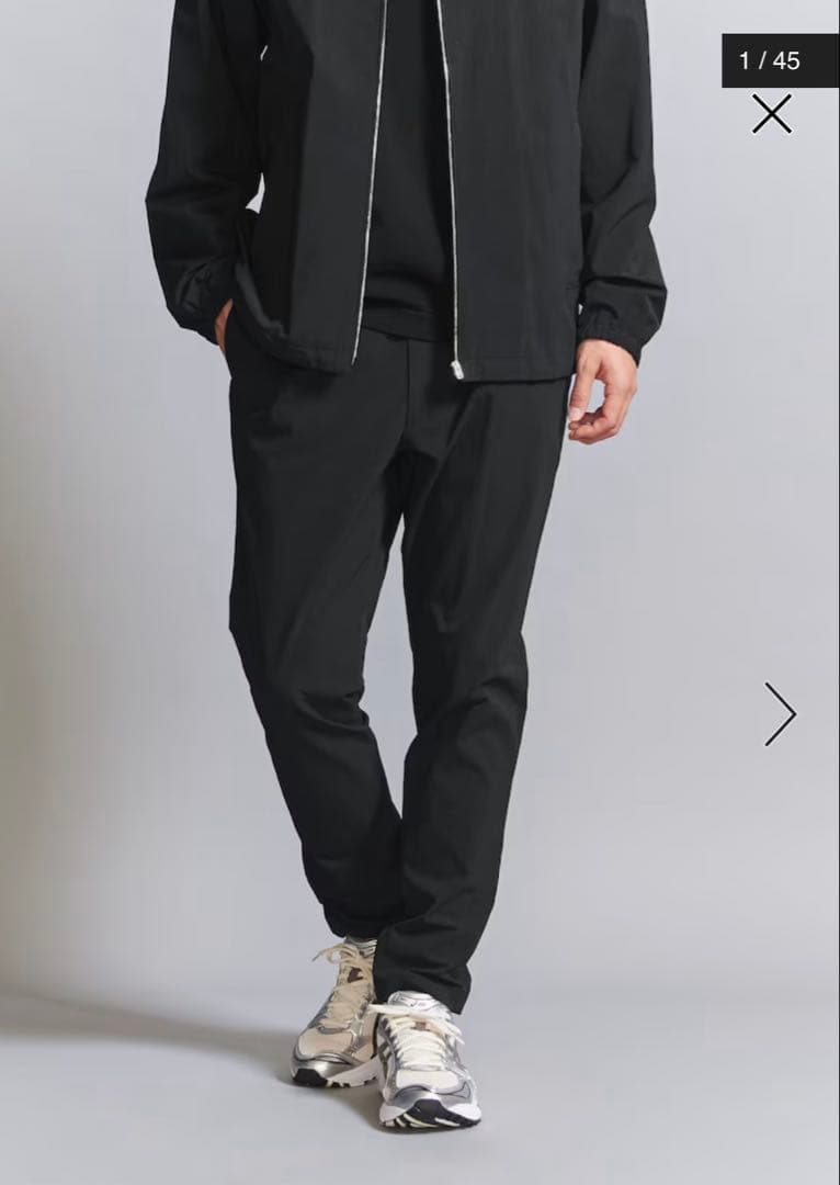 360°MASTER 1プリーツ テーパード イージーパンツ 新品