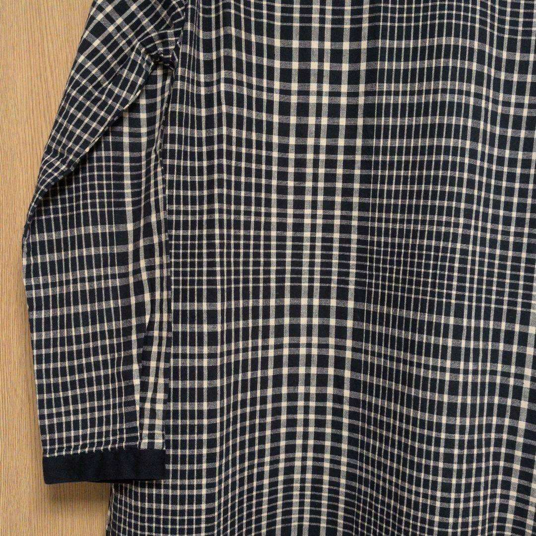 パラスパレス　綿麻チェック柄ワンピース