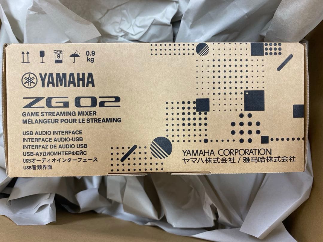 新品未開封　Yamaha ZG02 オーディオインターフェイス
