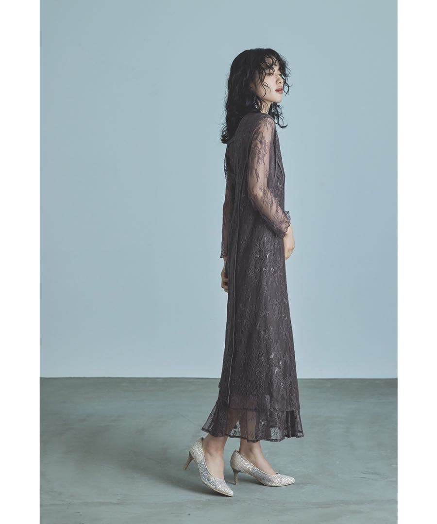 ★新品★ニアナ　総レースベストレイヤードマーメイドドレス　結婚式　パーティー