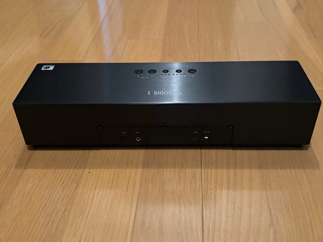 鹿島建設　OPSODIS1　アクティブスピーカー　黒