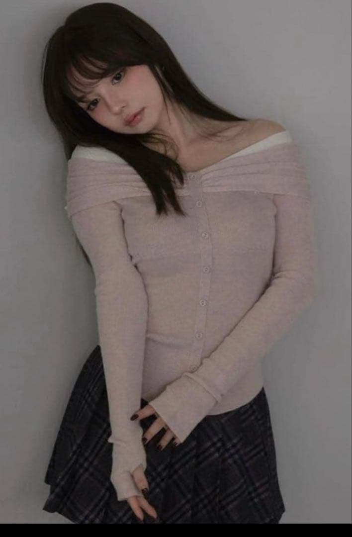 トップス andmary Shannon tulle knit tops andmary