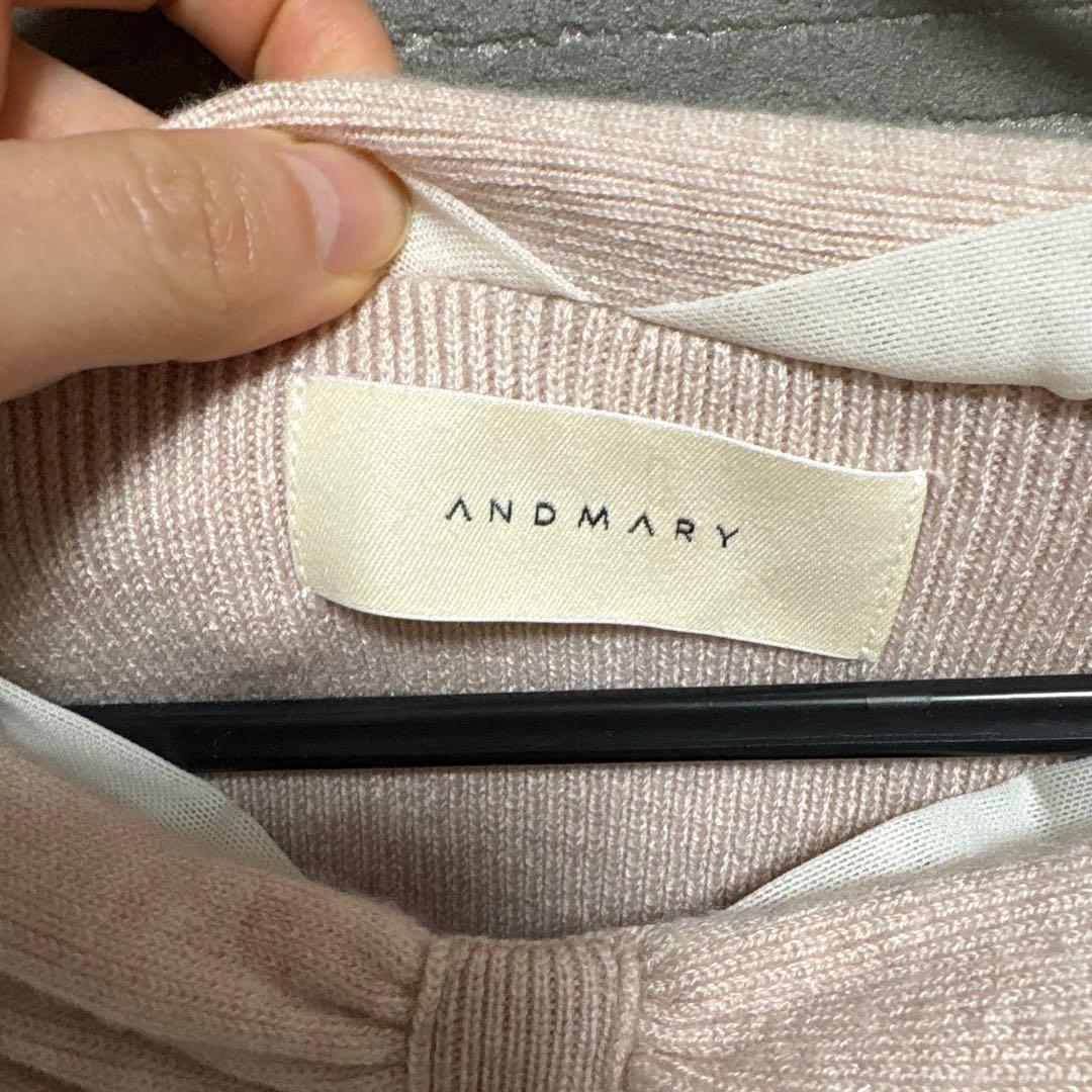 トップス andmary Shannon tulle knit tops andmary