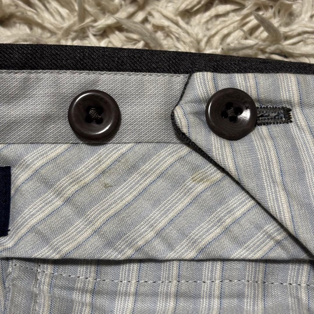 INCOTEX インコテックス ウールスラックス グレー 46