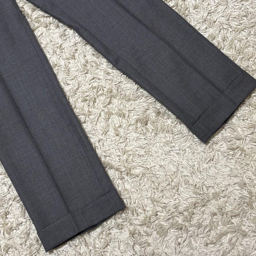 INCOTEX インコテックス ウールスラックス グレー 46