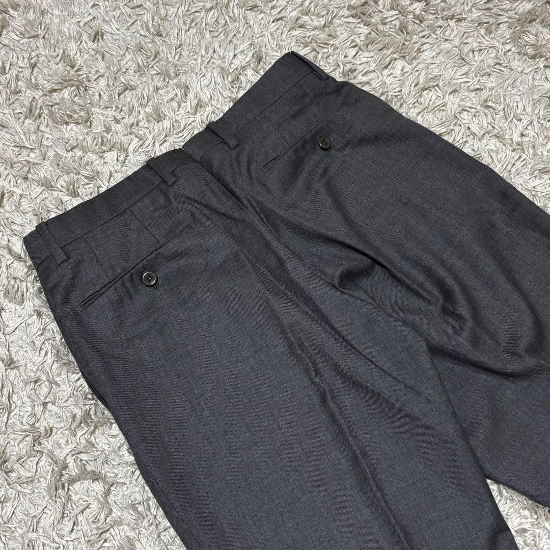 INCOTEX インコテックス ウールスラックス グレー 46