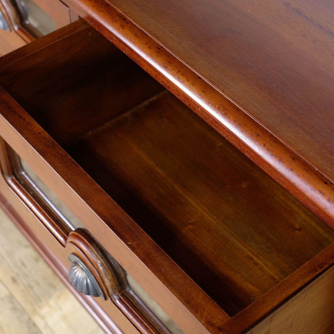 H 新品 アジアン チェスト L カントリー サイドボード 収納 アンティーク