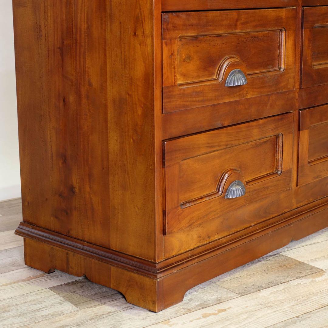 H 新品 アジアン チェスト L カントリー サイドボード 収納 アンティーク