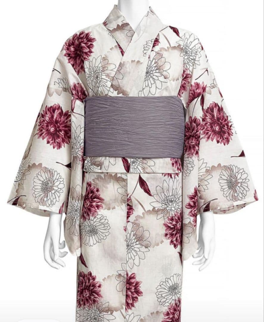 GRL ダリア浴衣フルセット パールビジューベルト 着物着付けセット