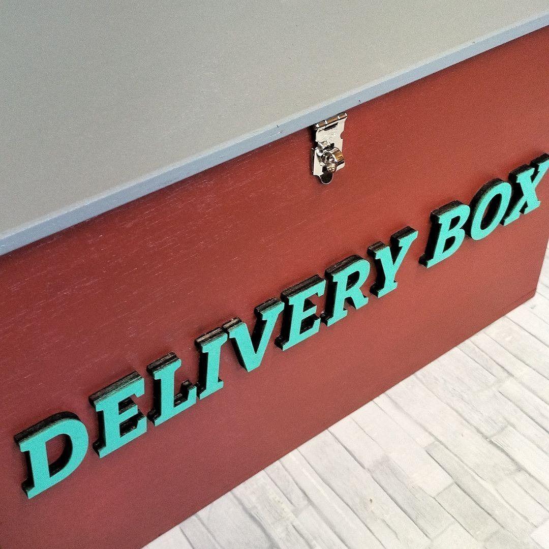 70《宅配BOX》収納 ボックス 置き配 りんご箱 木箱 コンテナ ポスト