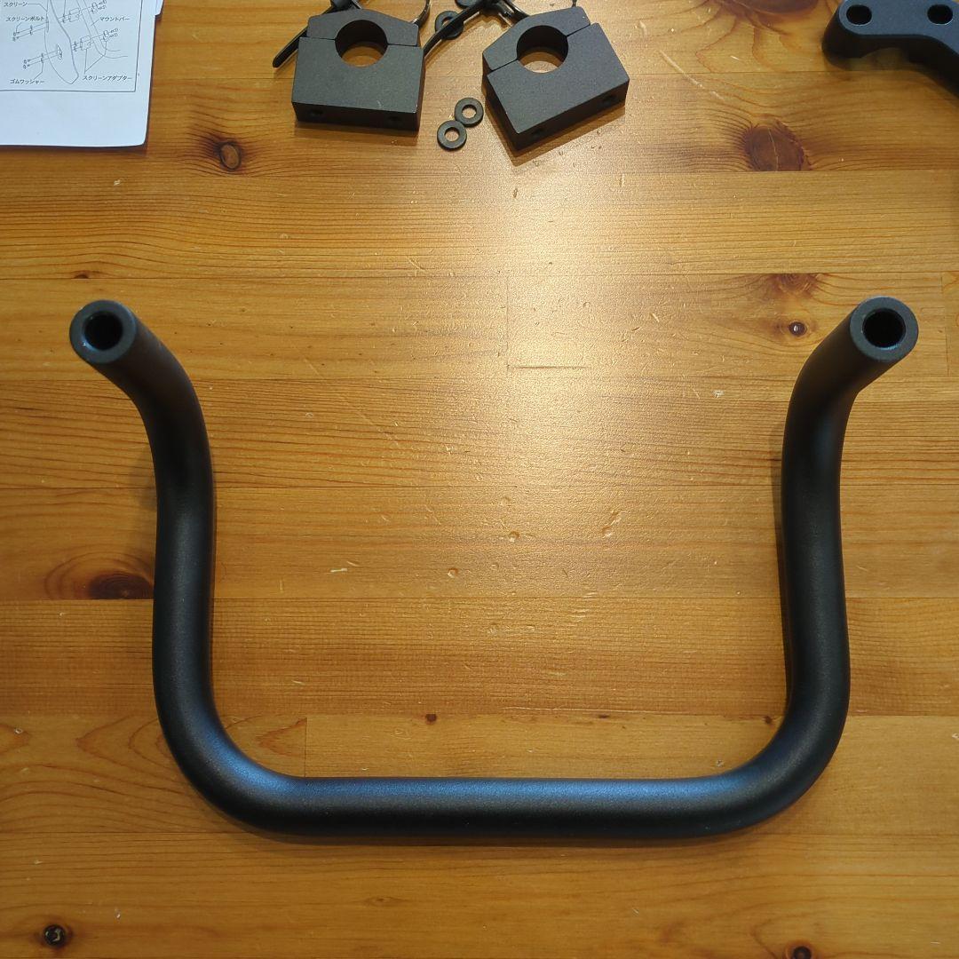 ZETA RACING　アドベンチャーウインドシールド　ライトスモーク