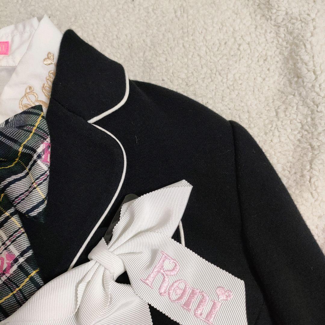 RONI 　セットアップ　卒服　スーツ スカートセット　黒　XL　5点セット