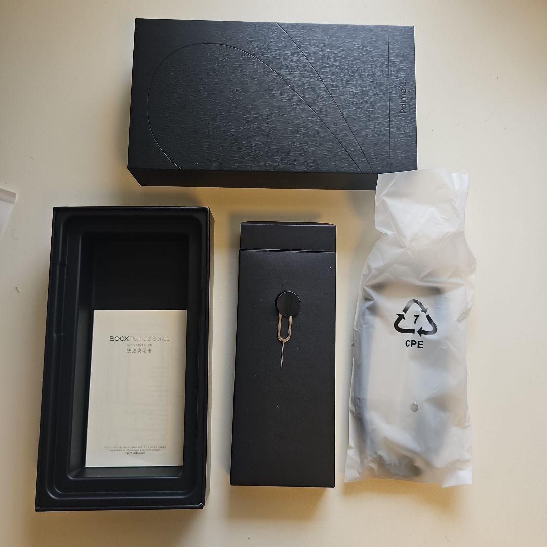 boox palma 2　黒色 　ケース、液晶フィルム付