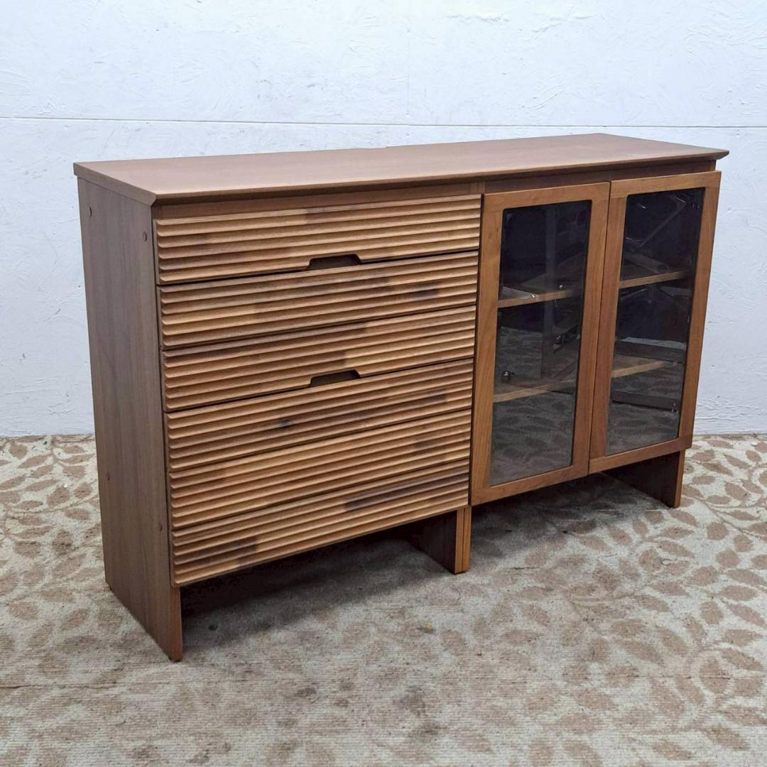 カリモク チターノ サイドボード カップボード W1370 モダン