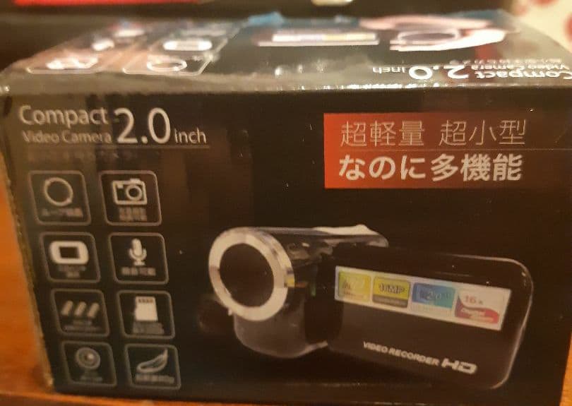 ZOX　2.0コンパクトビデオカメラ ZX-004