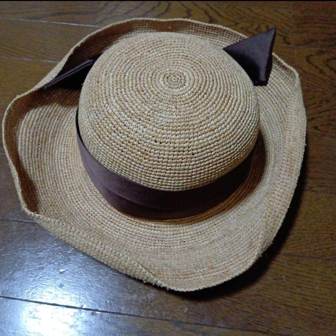 メゾンドフルールプチローブカノン 麦わら帽子 神田沙也加