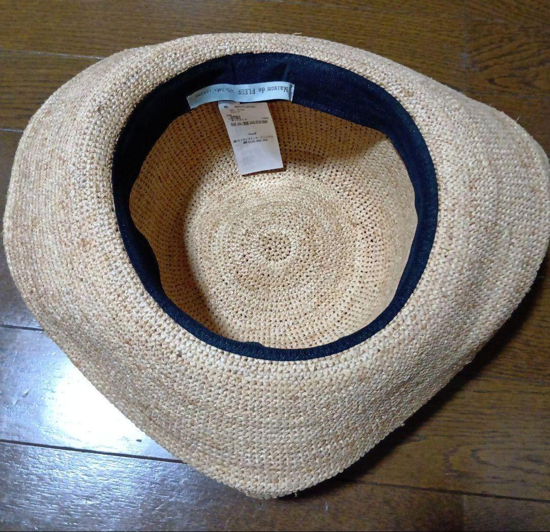 メゾンドフルールプチローブカノン 麦わら帽子 神田沙也加