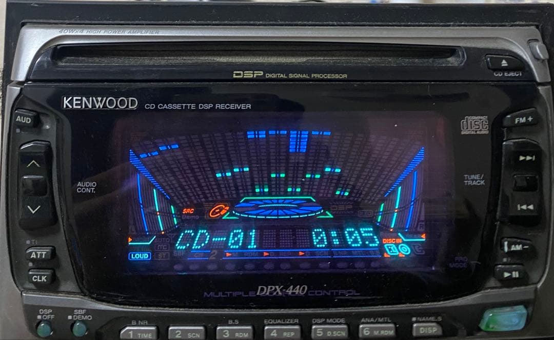 KENWOOD DPX-440 CDカセットレシーバー