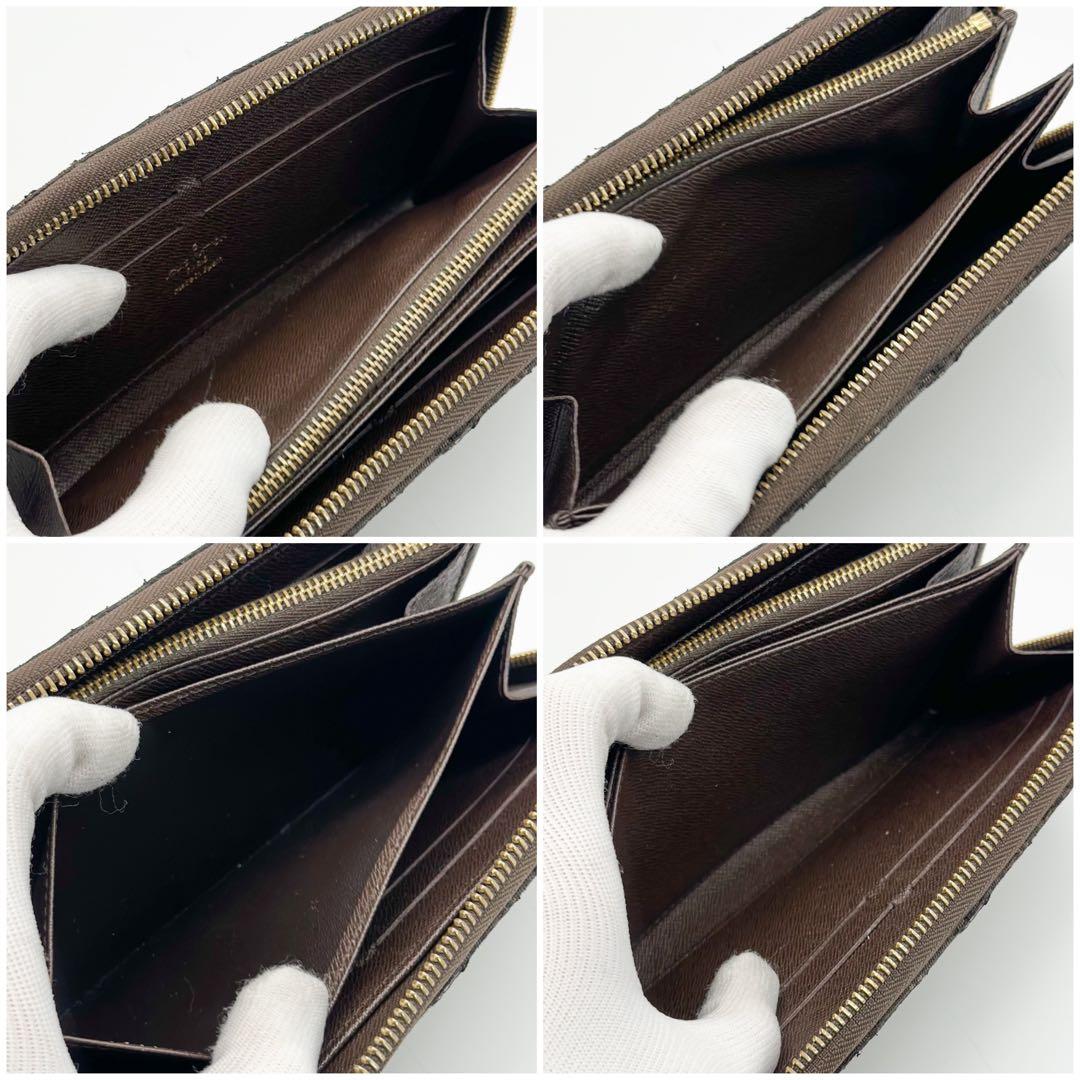 ルイヴィトン ジッピーウォレット ミニラン モノグラム ラウンド 長財布 デニム