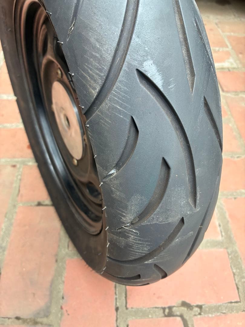 ズーマー　リアタイヤ付きホイール　12インチ　ハブ付き　ポン付け