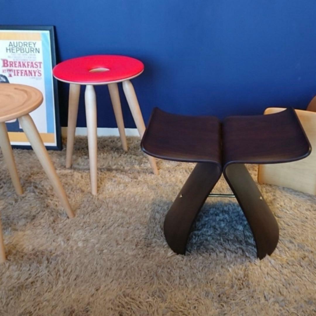 （新品）柳宗理 バタフライスツール 天童木工 beams fennica