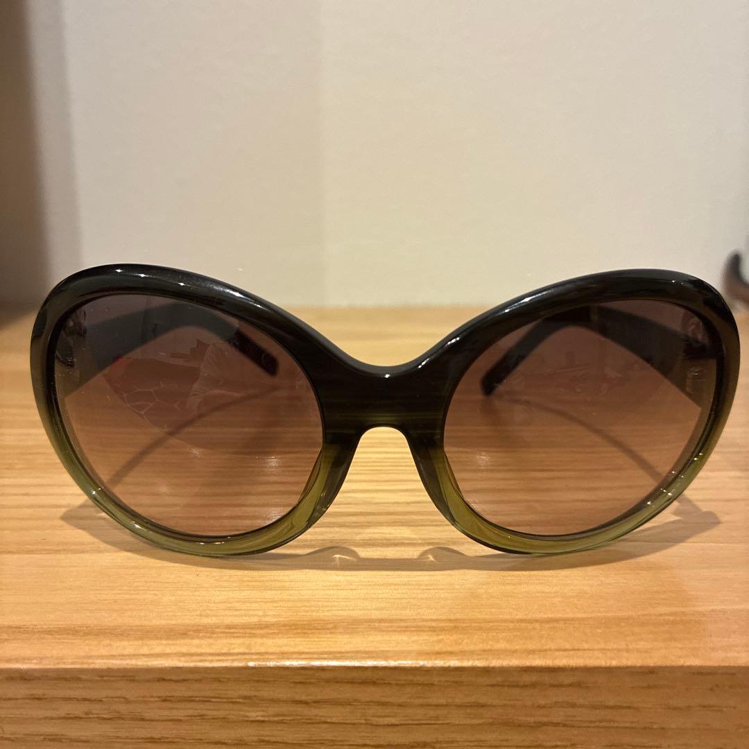 n*o様 クリスチャンロス　ラウンド型グラデーションレンズサングラス