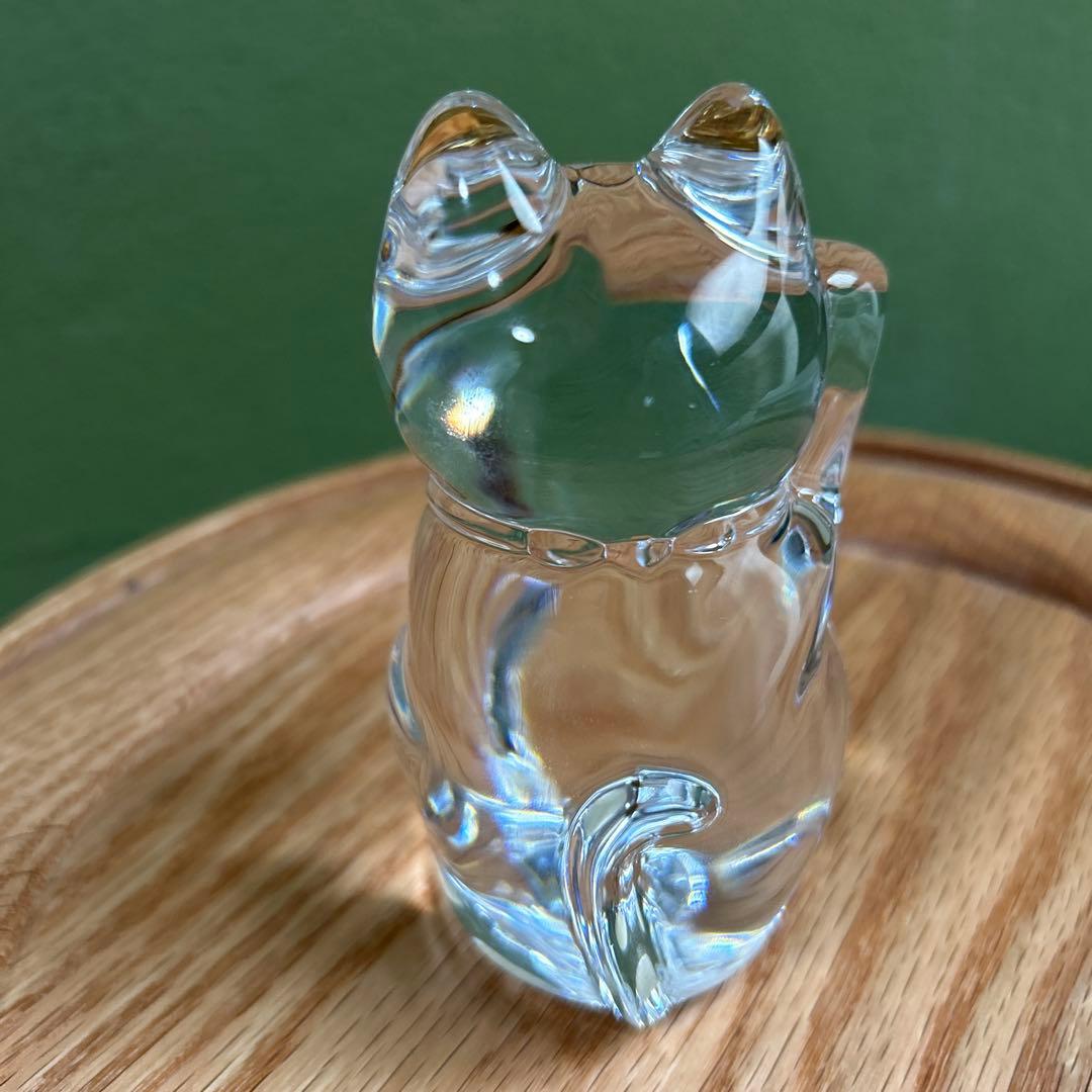 よ*し様 BACCARATバカラクリスタル 招き猫