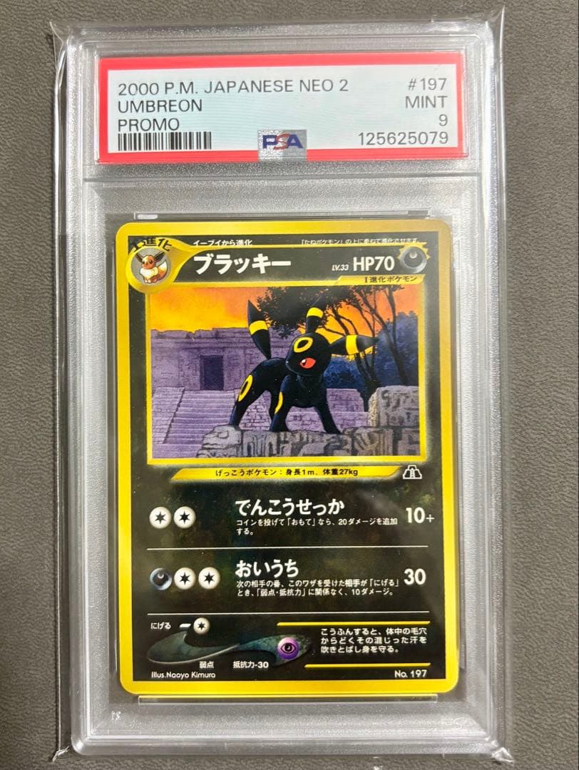 【PSA9】ブラッキー プレミアムファイル2 PROMO