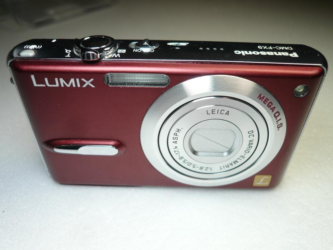 LUMIX★DMC-FX9⭕️箱入完品⭐️極美品⭕️安心の実働品★えんじ色