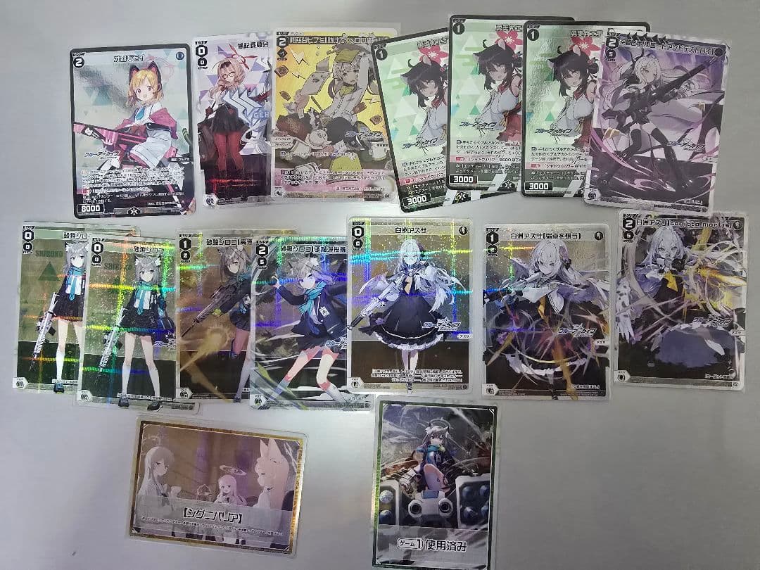 ウィクロス WIXOSS ブルアカ ブルーアーカイブ まとめ売り+スリーブおまけ
