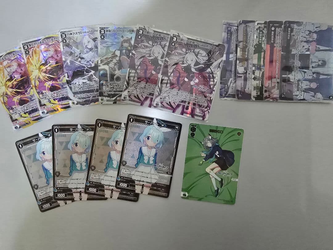 ウィクロス WIXOSS ブルアカ ブルーアーカイブ まとめ売り+スリーブおまけ