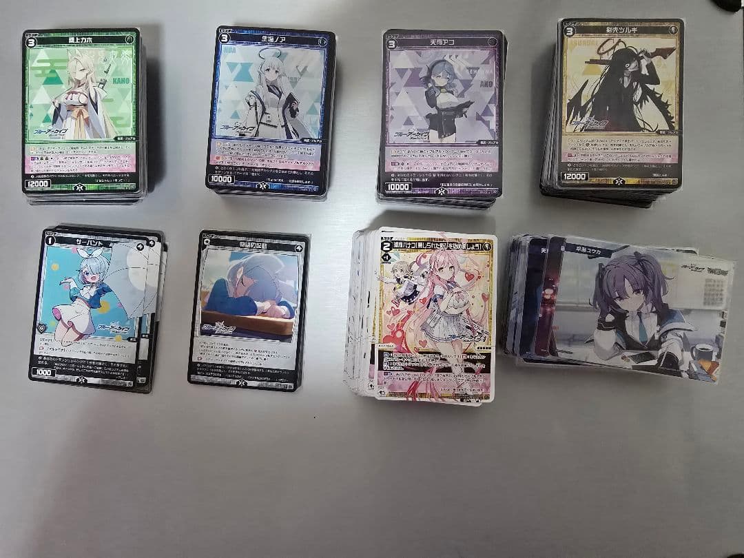 ウィクロス WIXOSS ブルアカ ブルーアーカイブ まとめ売り+スリーブおまけ