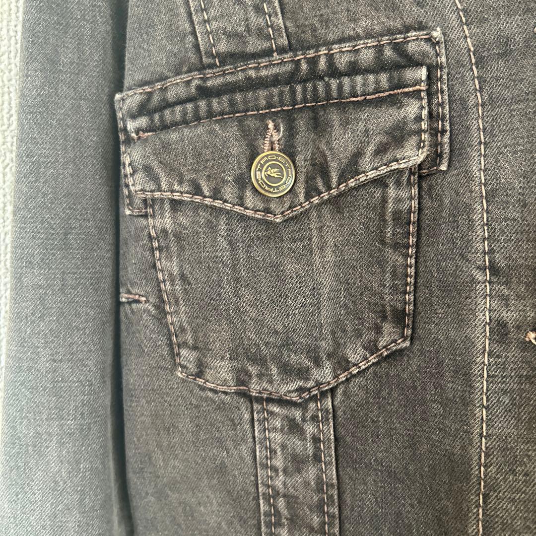 売り切り値下げ！ETRO エトロ裏地ペイズリープリントジージャン　ジャケット