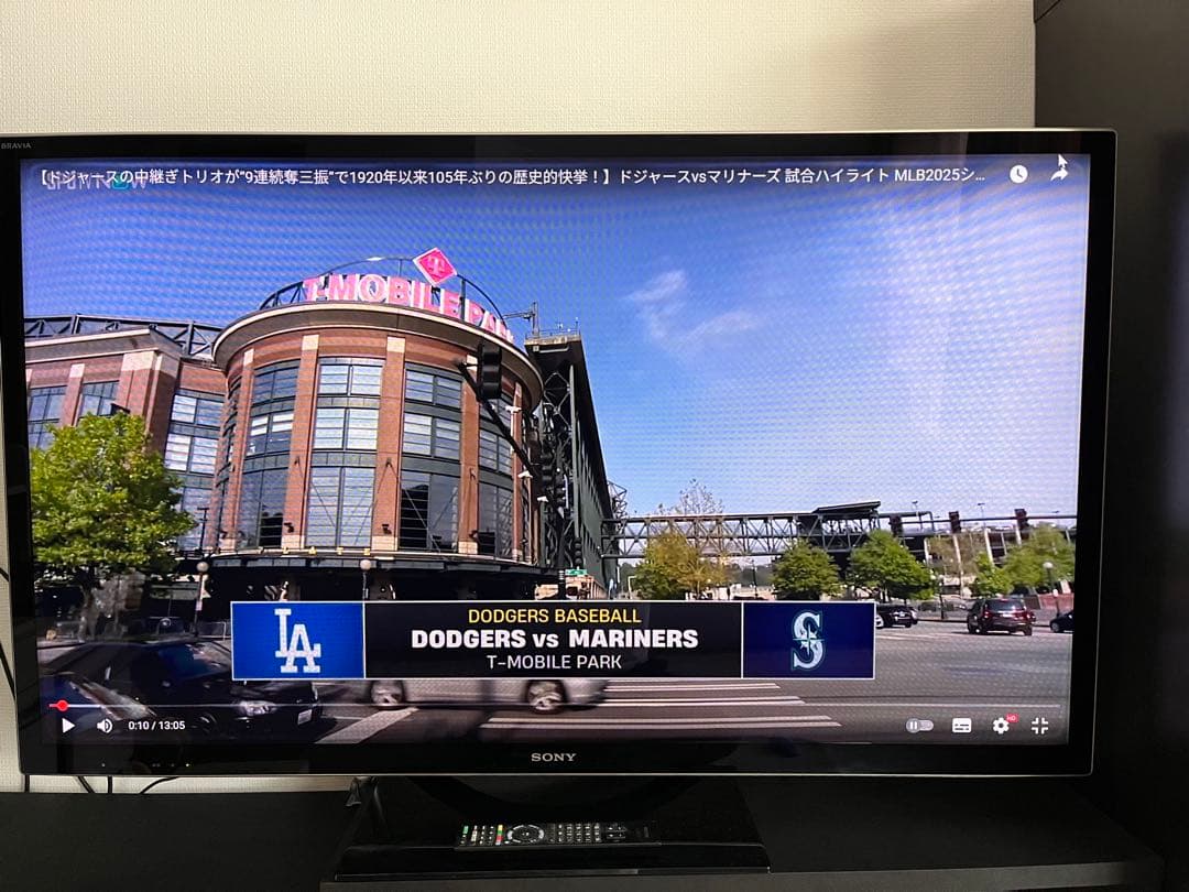 SONY BRAVIA 55インチ 液晶テレビ HDMI接続可能