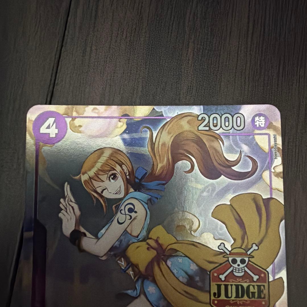 おナミ　ジャッジ プロモ ワンピースカードゲーム ST18-002