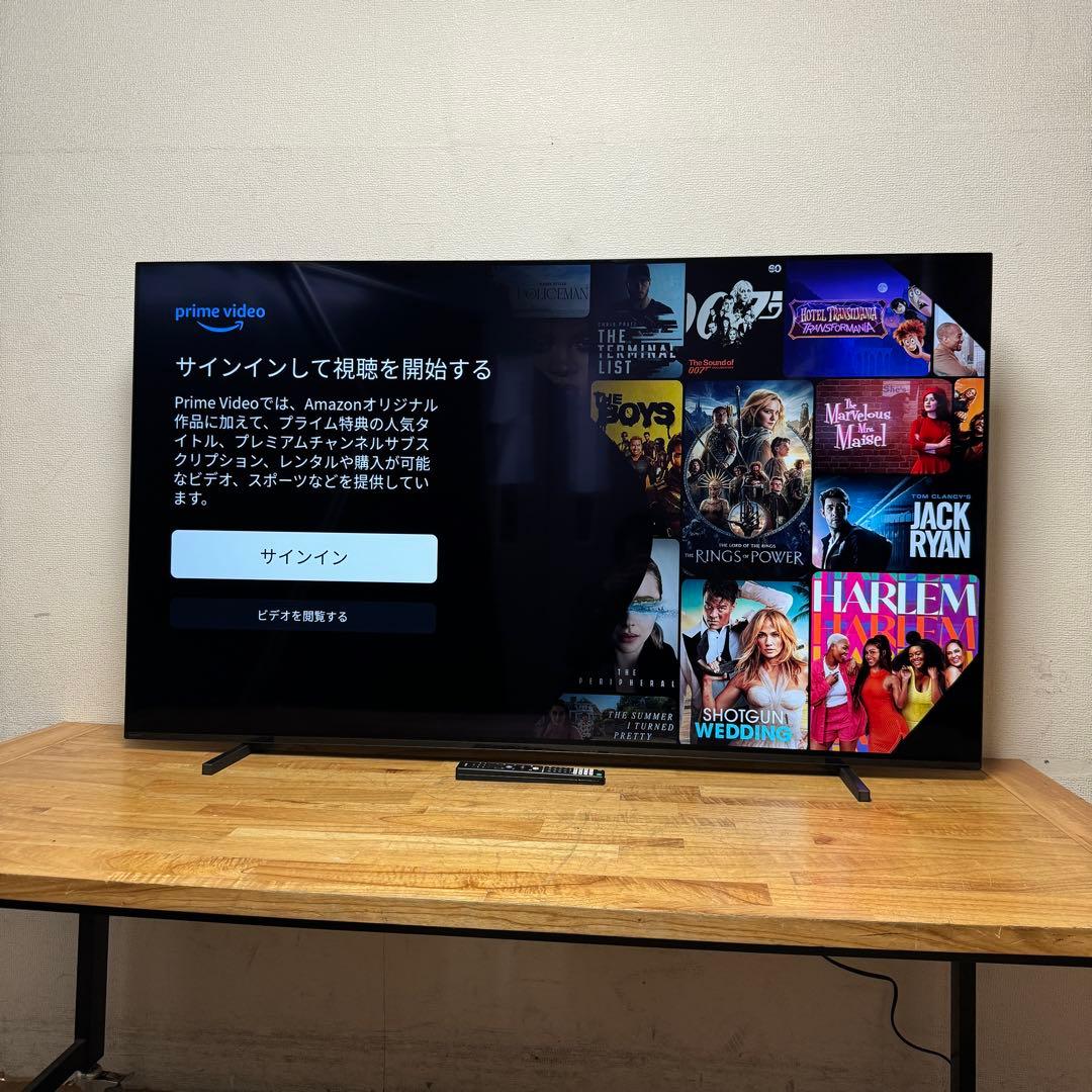 SONY 55V型 4K 有機ELテレビ BRAVIA XRJ-55A80J