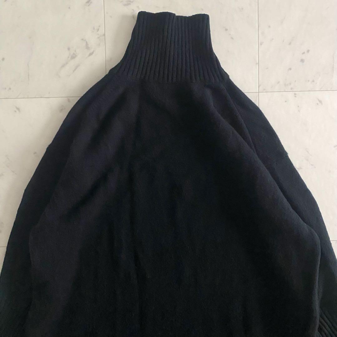 美品 サクラ SACRA エクストラファインウールニットワンピース 近年 38