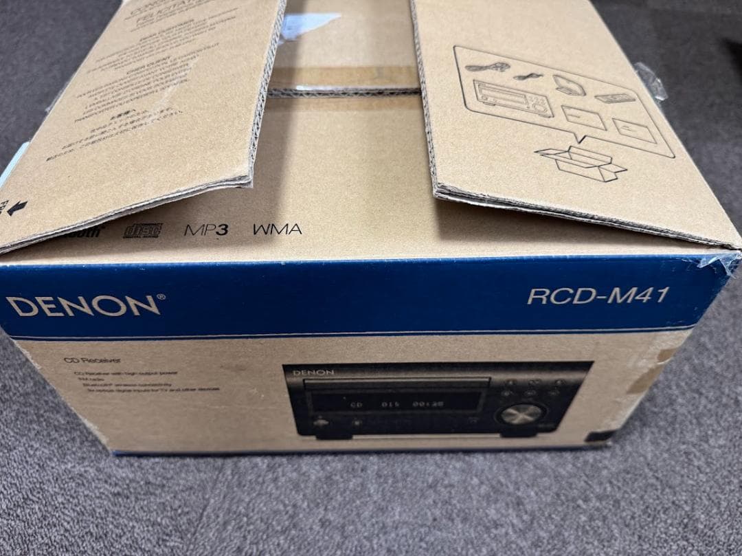 d*3様 DENON RCD-M41 CDレシーバー 美品　電源つかない
