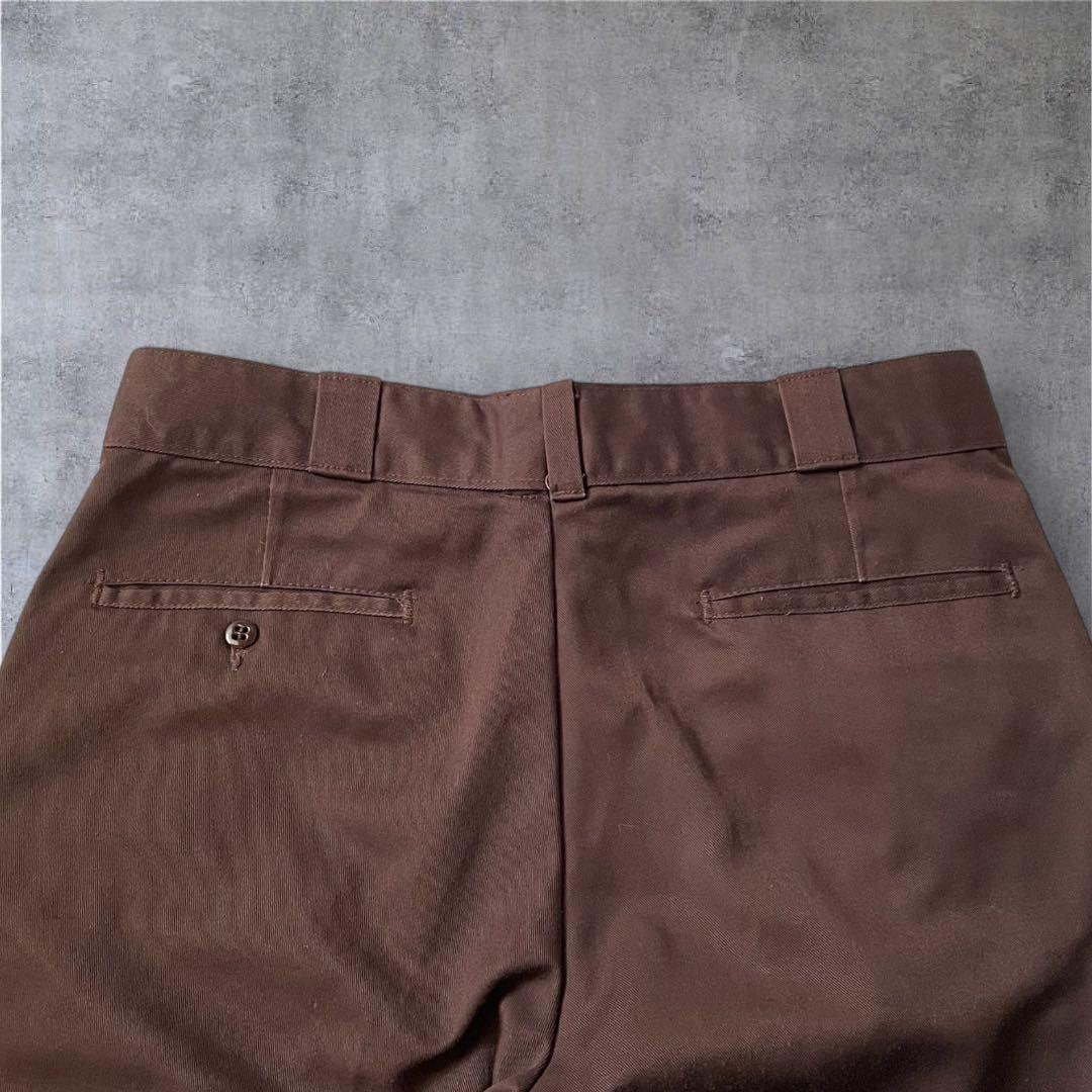 dickies 874 USA製 ブラウン 80s 90s アメリカ製　w33