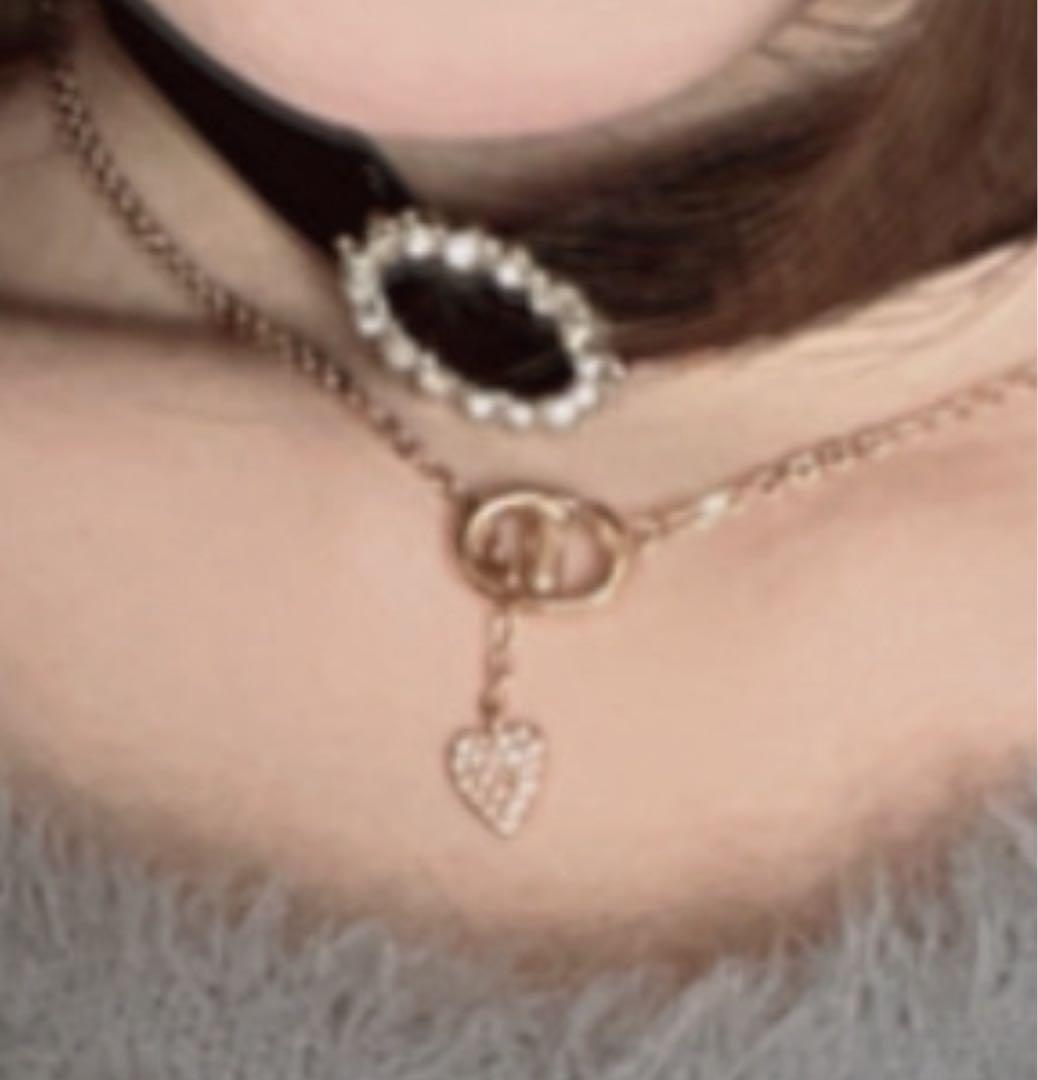 DIOR ネックレス　ハート