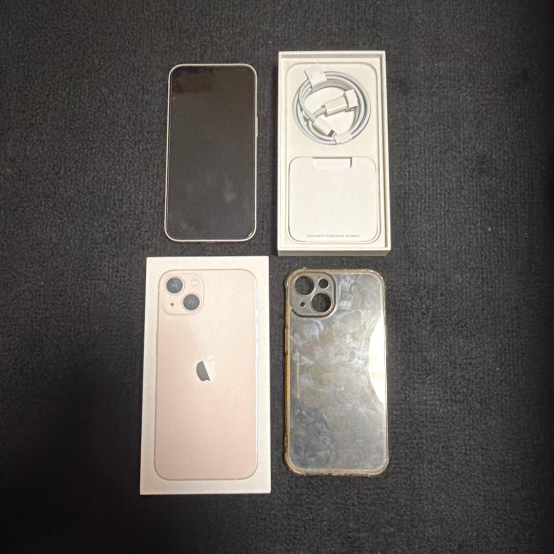 Apple iPhone 13 ピンク 本体　ケース付き