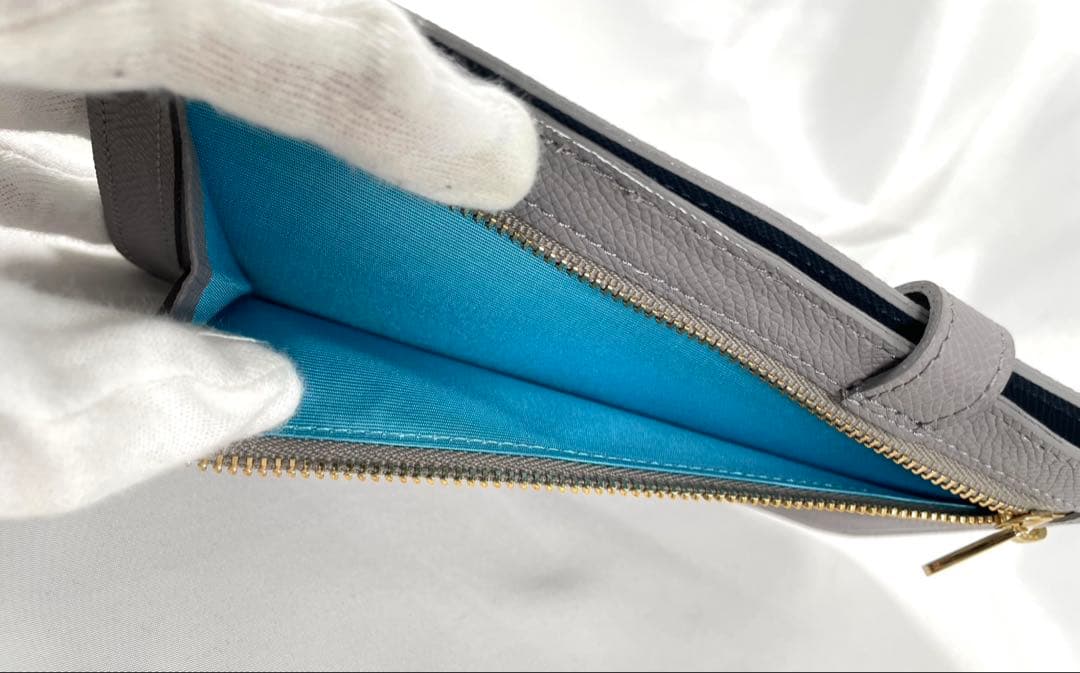 未使用 A.D.M.J エーディーエムジェー 長財布 スリムウォレット レザー