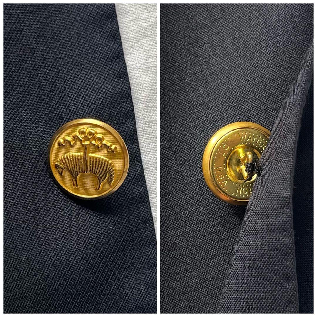 希少 USA製 ブルックスブラザーズ ネイビー ブレザー ジャケット 44R