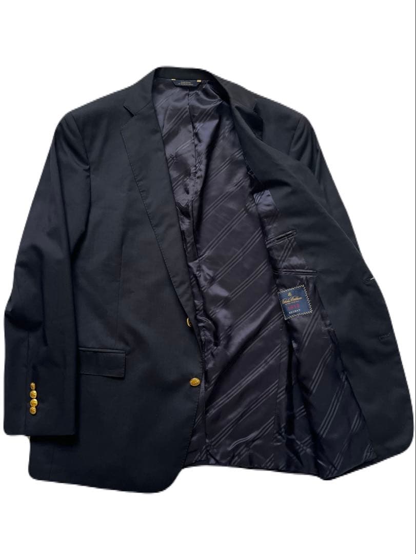 希少 USA製 ブルックスブラザーズ ネイビー ブレザー ジャケット 44R