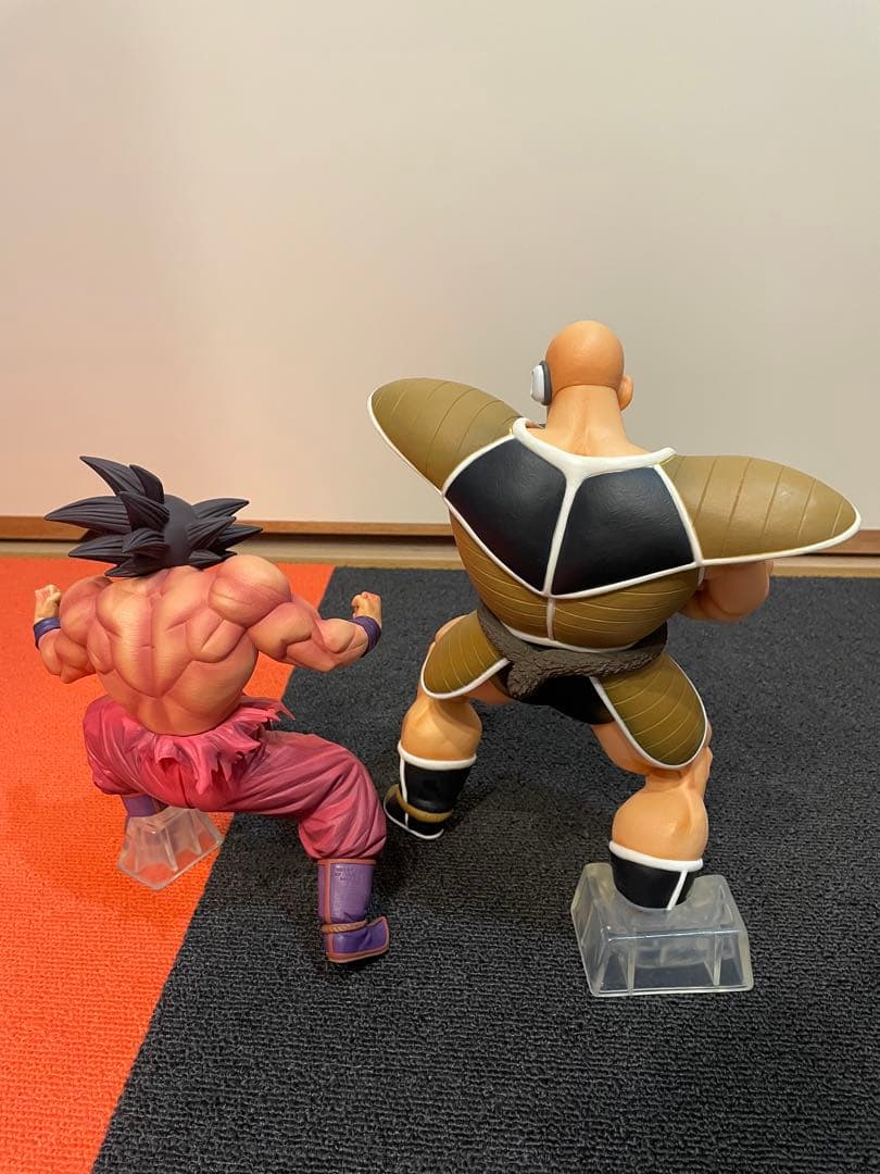 ドラゴンボール 一番くじ　孫悟空 界王拳　ナッパ２体セット　おまけ付き