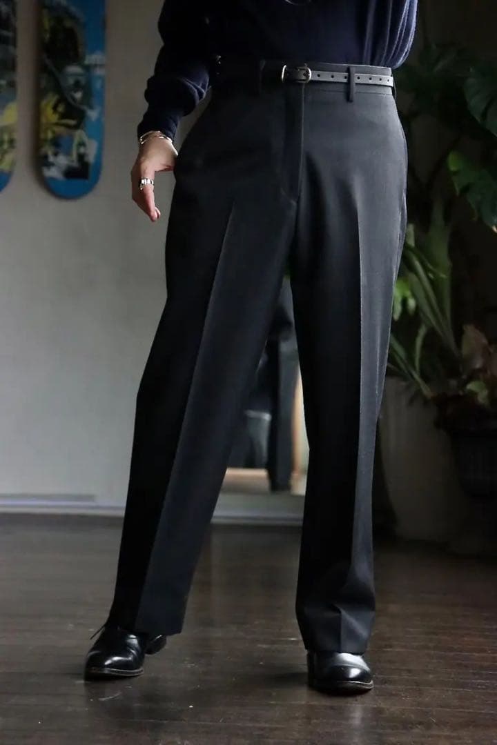 【A.PRESSE】24SS Covert Cloth Trousers 1