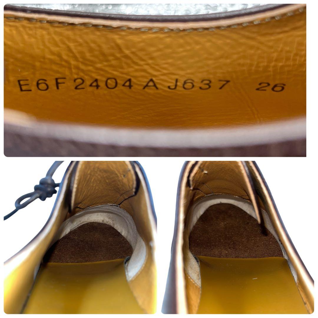 【美品】 リーガル ドレスシューズ 26cm 革靴 内羽根 ストレートチップ